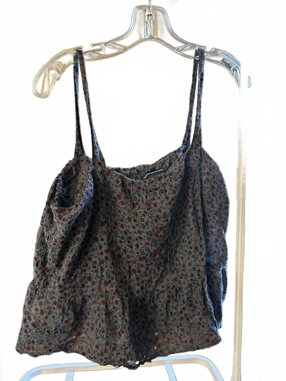 American Eagle Outfitters Floral Print Sleeveless Top L/G